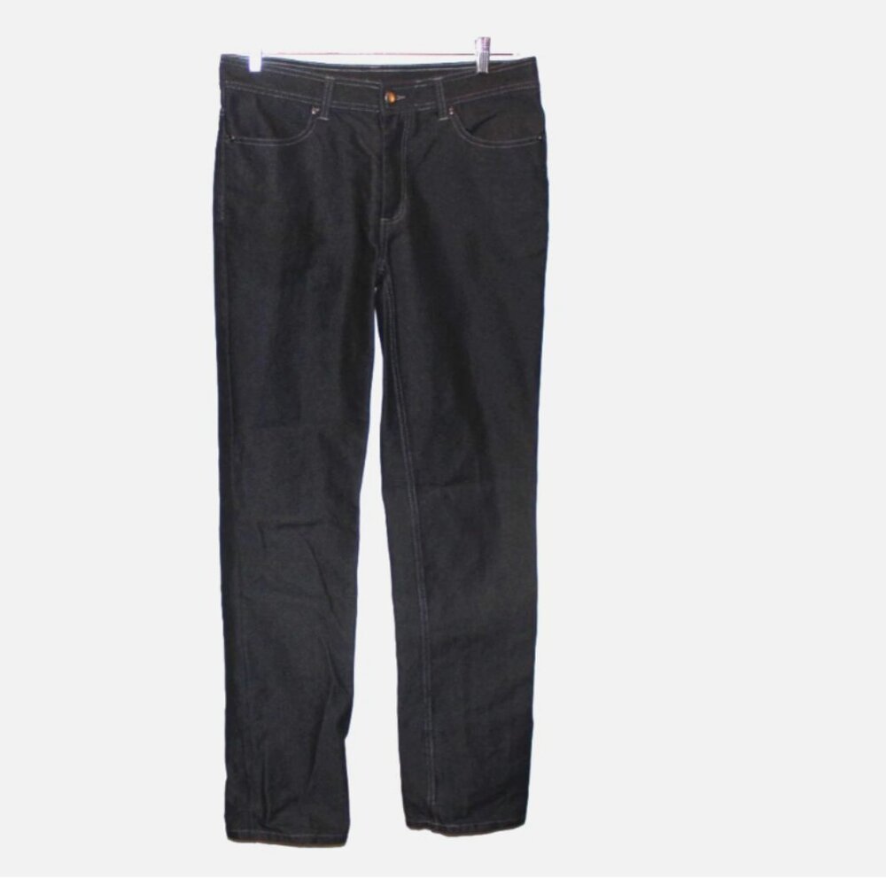 McDonald's Official Uniform Pants - Men's Black 32 Waist Cotton Blend Hook Cuff
